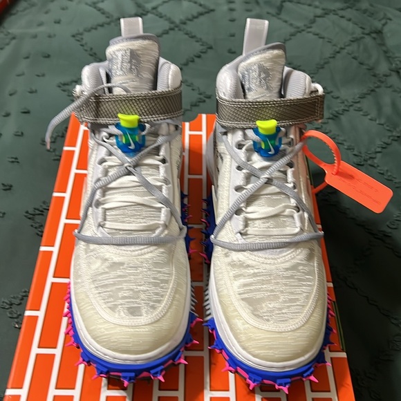 Nike Air Force 1 Mid X Off White Colab. NWT Size 11(white) - Picture 2 of 13